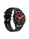 Nubi HK89 46mm Smartwatch με Παλμογράφο (Μαύρο)