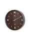 Teesa Wanduhr Kunststoff Bronze Ø30cm