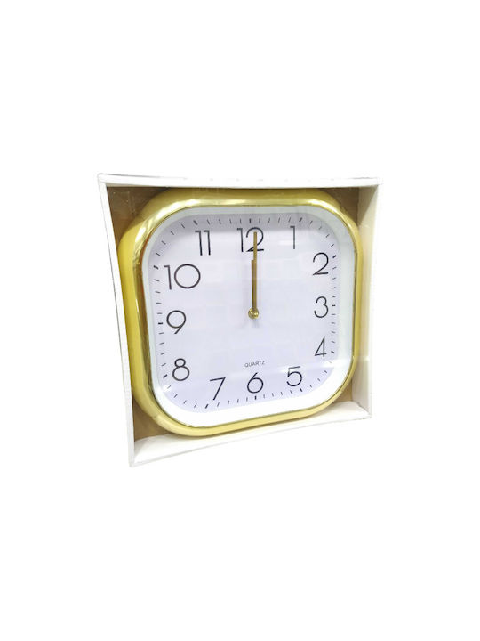 Wall Clock Gold