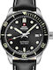 Swiss Military by Chrono Diver Men's Watch Chronograph Battery with Black Leather Strap