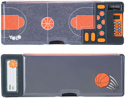Yolo Retro Κασετίνα Γκρι Basketball Pro Yolo Retro Κασετίνα Γκρι Basketball Pro