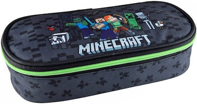 Graffiti MInecraft Pencil Case with 1 Compartment Black