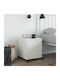 Wooden Bedside Table White 36x39x43.5cm