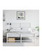 Metal Bedside Tables White 2 Pieces 36x39x43.5cm