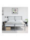 Wooden Bedside Tables Grey 2 Pieces 36x39x43.5cm