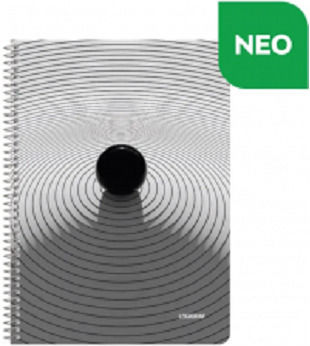 Logigraf Spiral Notebook Ruled A4 60 Sheets 2 Subjects Wirelock Multicolour 1pcs (Μiscellaneous colours)