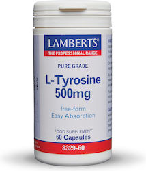 Lamberts L-tyrosine 500mg 60 Κάψουλες Lamberts L-tyrosine 500mg 60 Κάψουλες