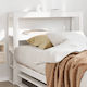 vidaXL Wooden Bed Headboard White 81x82cm
