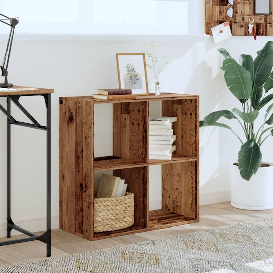 Bücherschrank Braun 68,5x32x68,5cm