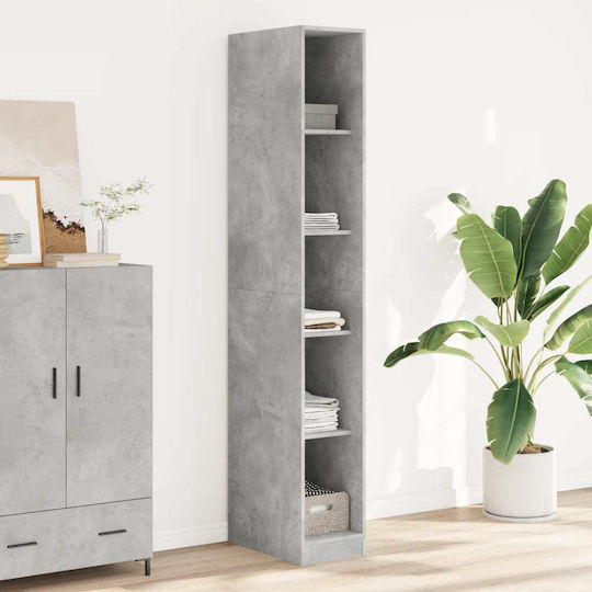 Bibliotecă Gri 30x50x200 cm