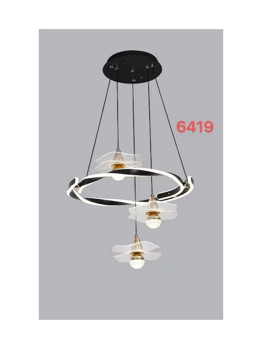 6419 Pendant Light Black 50cm