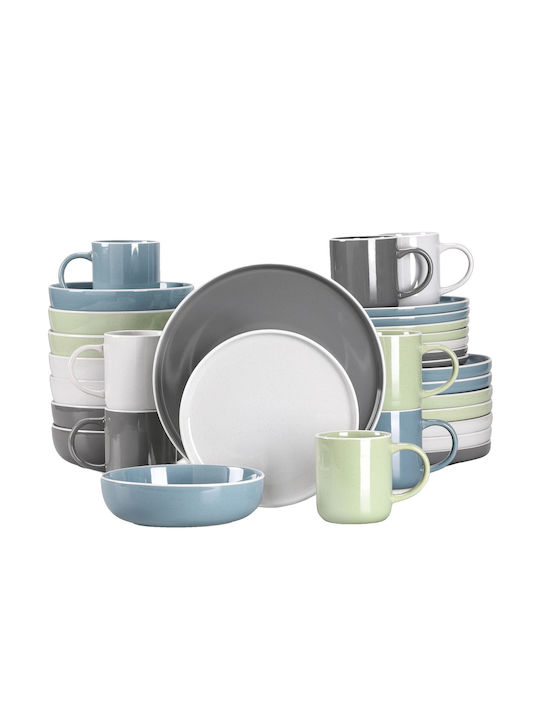 Set de Farfurii Ceramic Alb 32buc 6151045739784