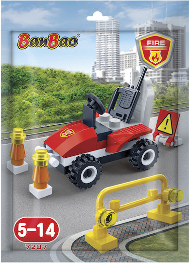 Banbao Τουβλάκια Firefighter Buggy για 5+ Ετών 33τμχ