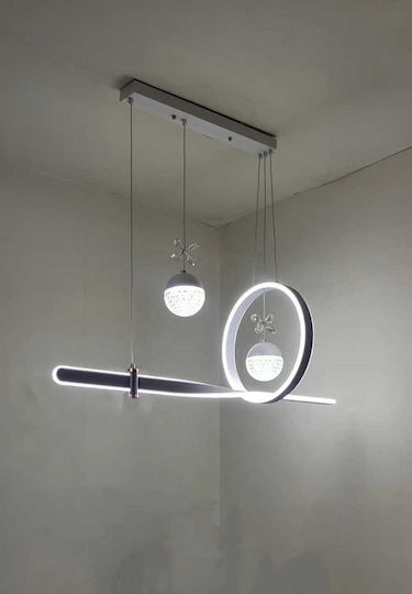 LED Κρεμαστό Φωτιστικό Γκρι