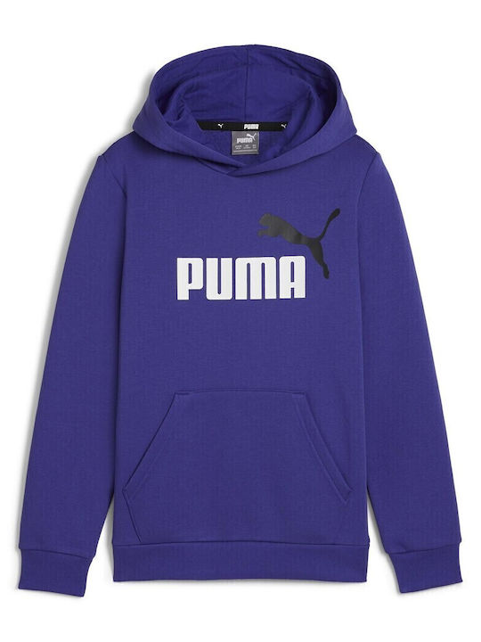 PUMA Fleece Kinder-Sweatshirt mit Kapuze und Ta...