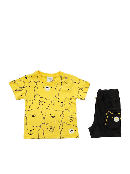 Kinder-Set mit Shorts Sommer 2Stück Yellow