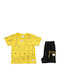 Kinder-Set mit Shorts Sommer 2Stück Yellow