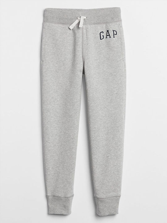 GAP Παιδικό Παντελόνι Φόρμας light heather grey Logo Pull-on