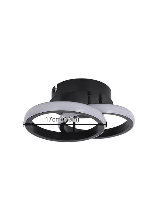 Ceiling Light Minimalist Design Nordic Style C X Black Cold White