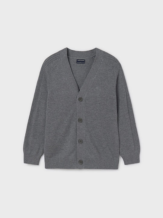 Mayoral Kids Cardigan Knitted Gray