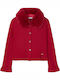 Kinderstrickjacke Gestrickt Rot