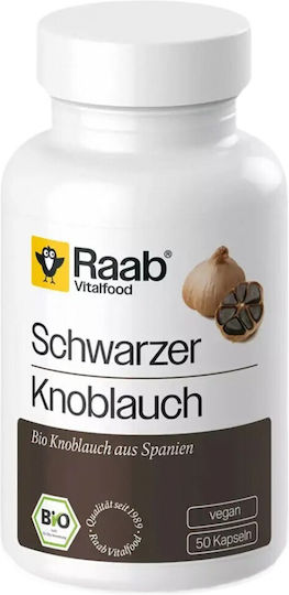 Raab Vitalfood Органичен Черен Чесън 50 Капсули