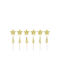 Party Pal Set Christmas Table Decorations Gold 6pcs