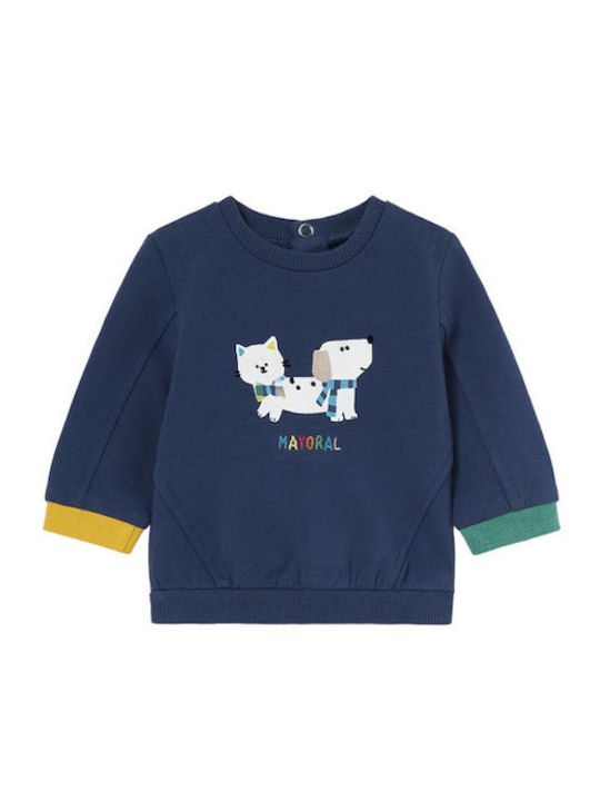 Kids' Shirt Long Sleeve Navy Blue