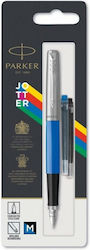 Parker Πένα Γραφής Medium Μπλε με Μπλε Μελάνι