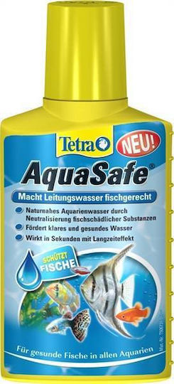 Tetra Aqua Aquasafe Βελτιωτικό Νερού Ενυδρείου για Προστασία Περιβάλλοντος 100ml