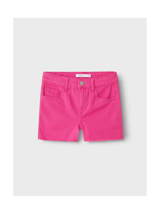 Name It Șort/Bermude pentru copii Denim Fuchsia