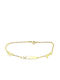 Goldsmith Kids Bracelet ID from Gold-plated Silver with Butterfly & Baby Girl