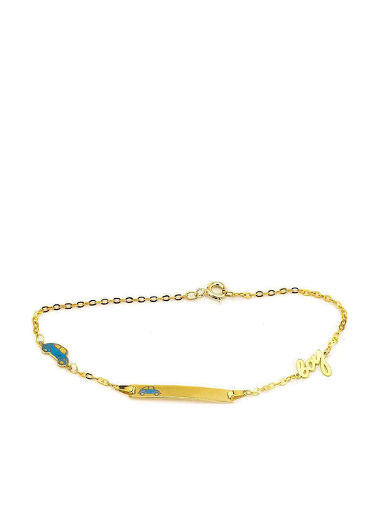 Goldsmith Kids Bracelet ID from Gold-plated Silver