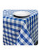 Casa Colori Καρέ Τραπεζομάντηλο Blue-White 140x140εκ.