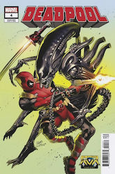Τεύχος Deadpool 4 Land Marvel Vs Alien Variant Cover Bd. 4