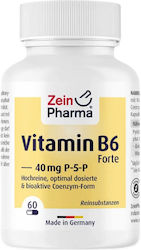Zein Pharma Витамин B6 Форте 40 мг P-5-P 60 капсули