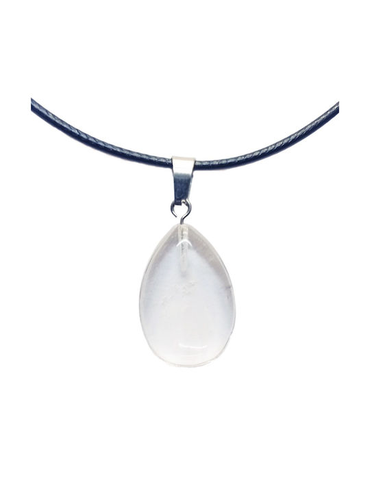 Women's Necklace Semi-Precious Stone Crystal Chalcedony