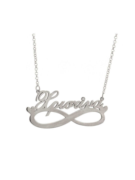 Goldsmith Necklace Name from Silver