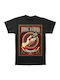 Pegasus Pink Floyd Bedruckte Bluse Schwarz