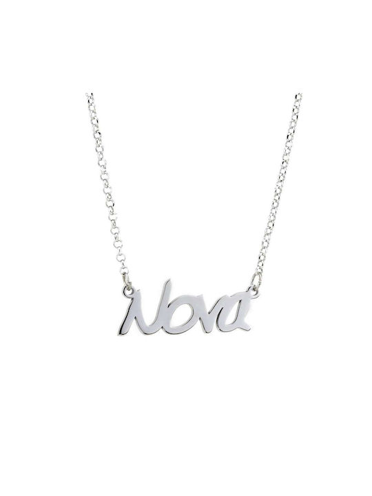 Goldsmith Necklace Name from Silver