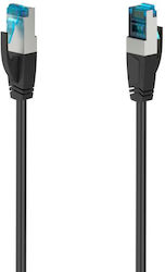 HAMA 00200679 U/UTP Cat.6a Καλώδιο Ethernet 0.5m Μαύρο