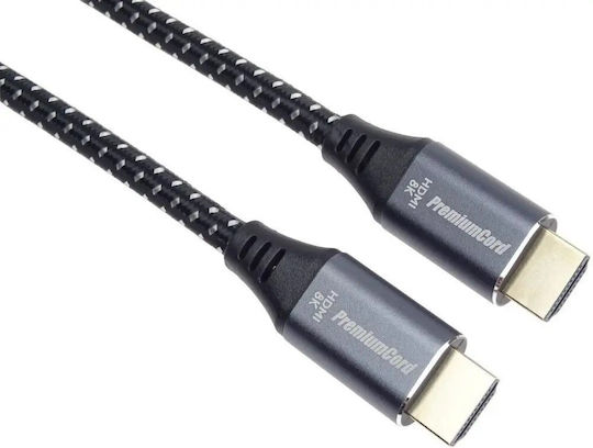 Премиумкорд Ултра HDMI 2.1 Кабел 8k@60hz с покритие от злато 1.5м