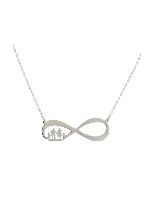 Goldsmith Necklace Infinity from Silver