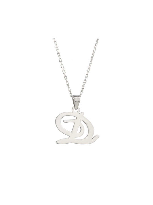 Goldsmith Necklace Monogram from Silver