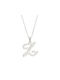 Goldsmith Necklace Monogram from Silver