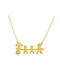 Goldsmith Necklace Family Gold Plated