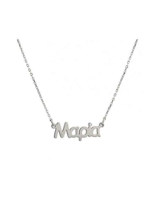 Goldsmith Necklace Name from Silver