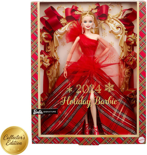 Barbie Holiday 2024 Колекционерска Кукла за 6+ години+ години 25см.