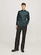 Long-sleeved Cotton Shirt Darkest Spruce