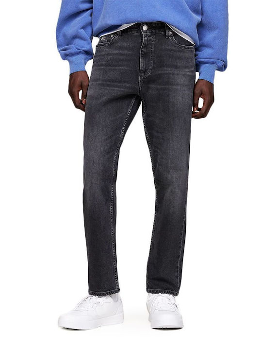 Men's Jeans Pants with Regular Tapered Fit Black